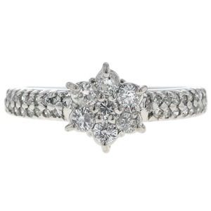 Pt900 プラチナ　リング　指輪　ダイヤモンド　ジュエリー