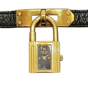 ケリーウォッチ ブラック Hermès(稼働)【Bランク】