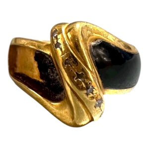 K18　リング　ダイヤモンド　(18金　指輪)