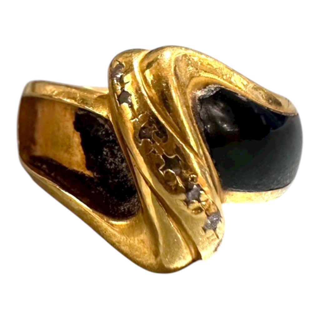 K18　リング　ダイヤモンド　(18金　指輪)