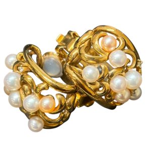 K18　パールイヤリング