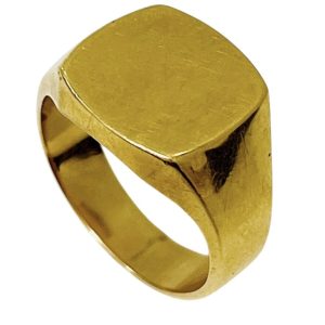 K18（18金）印台リング 札幌市西区