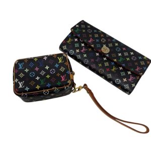 LOUIS VUITTON (ルイ・ヴィトン ) モノグラム マルチカラー キーケース ポーチ 2点