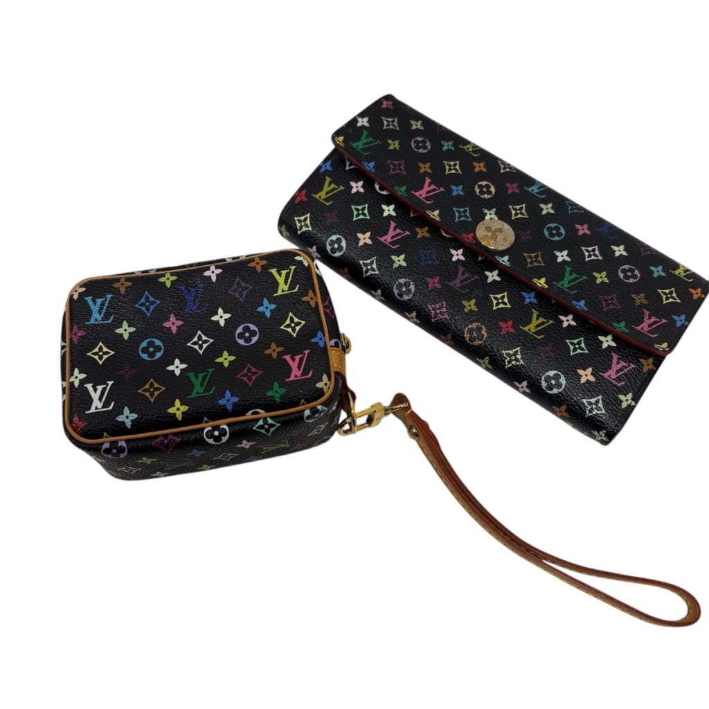 LOUIS VUITTON (ルイ・ヴィトン ) モノグラム マルチカラー キーケース ポーチ 2点