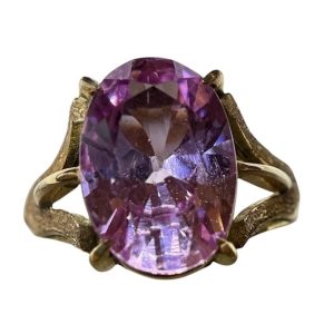 K18 750 18金 リング　石付き