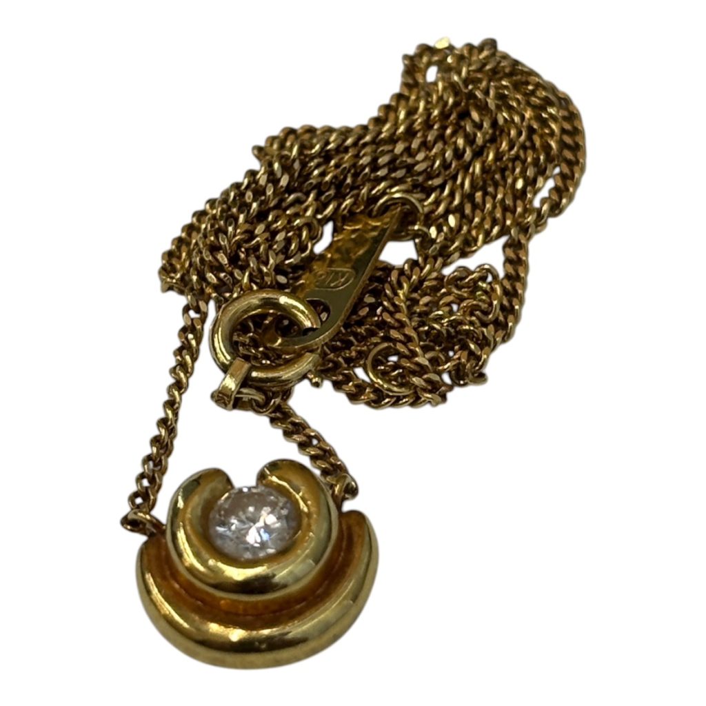 K18 750 ネックレス  ダイヤモンド1.2ct