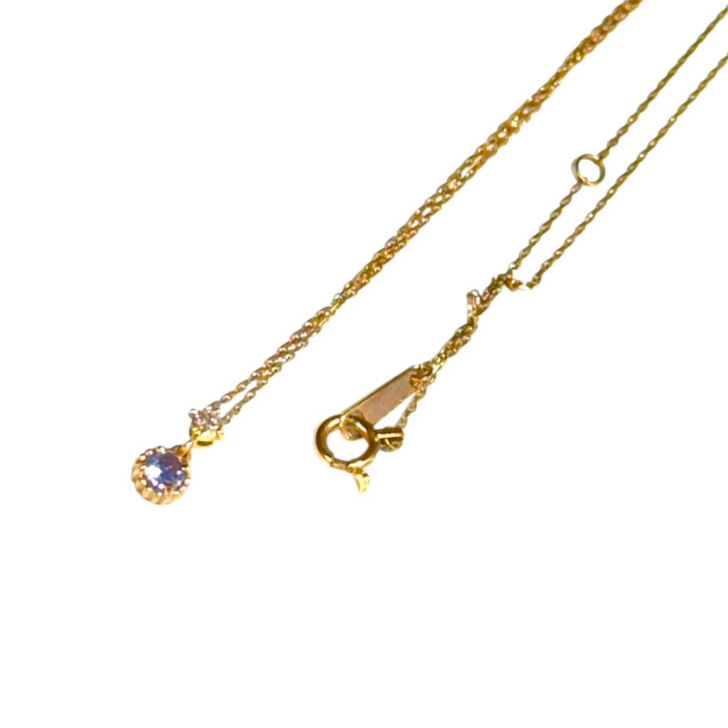 K18 アメジスト ネックレス