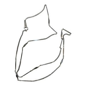 K14WG ネックレス 石なし