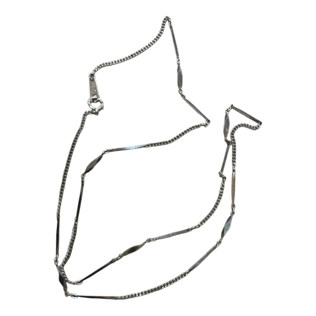 K14WG ネックレス 石なし