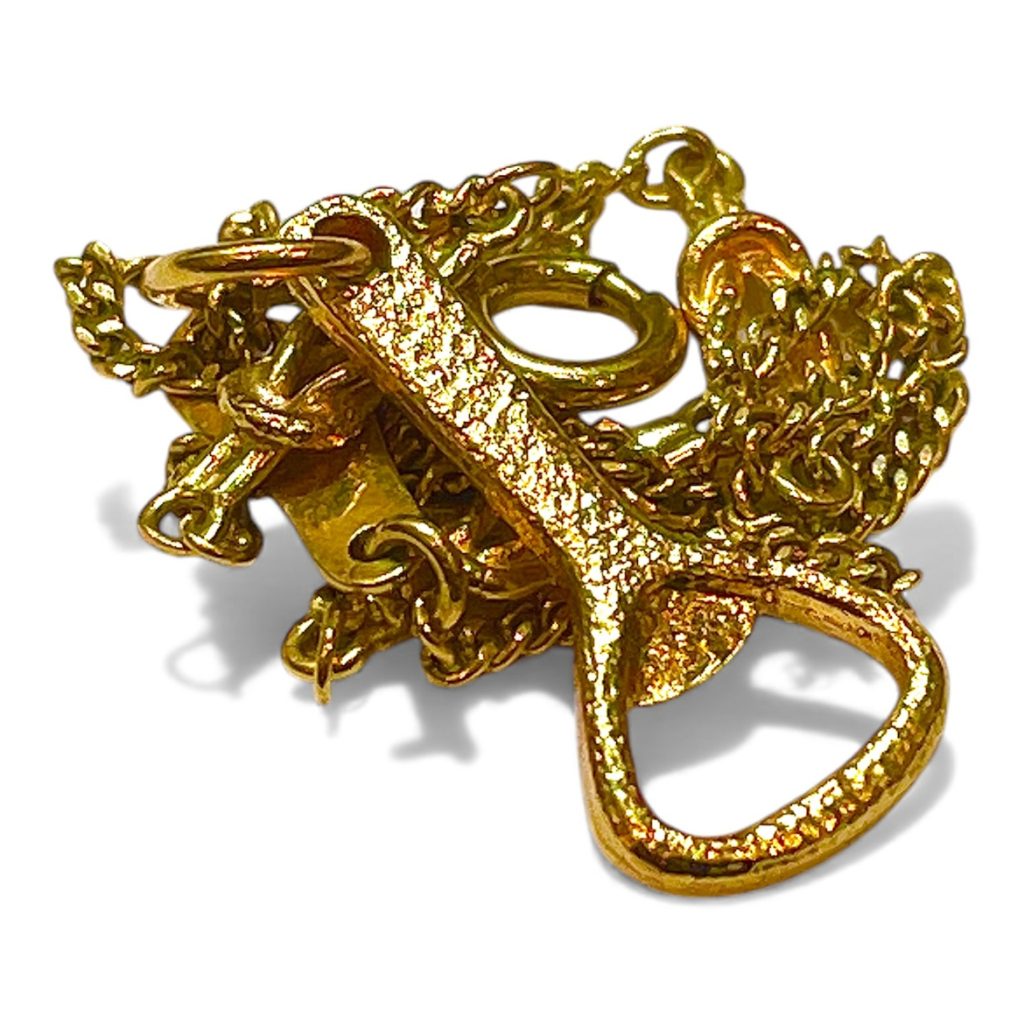 K18ネックレス トップ栓抜き