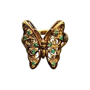 エメラルド K18 18金 750 リング