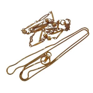 【K18(18金)/ネックレス　まとめ/貴金属・アクセサリー・メンズ・レディース・石なし】