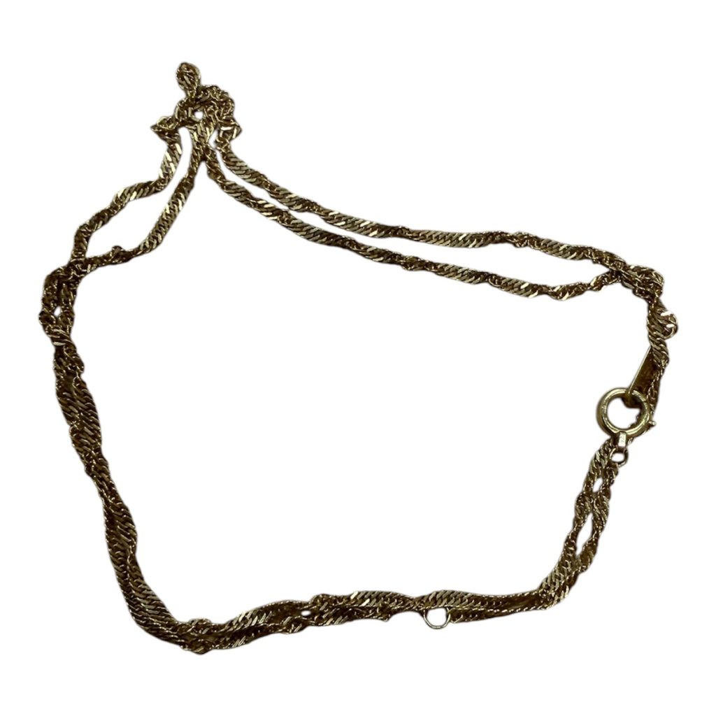 K18 ネックレス 石なし