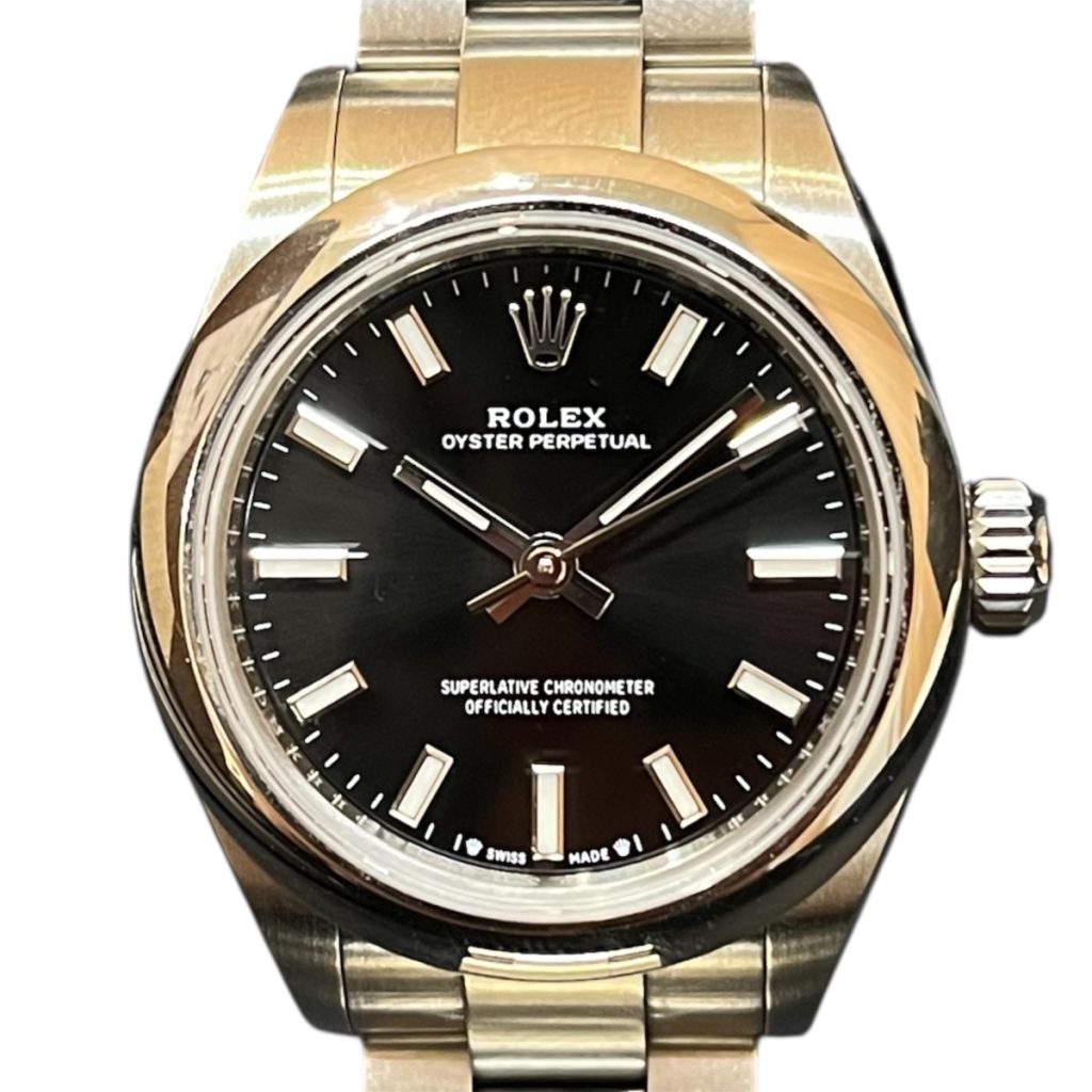 ロレックス ROLEX オイスターパーペチュアル 28 Ref.276200 ブラック