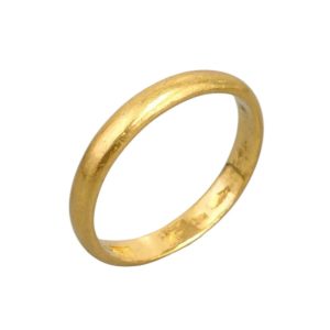 K24 甲丸リング 24金 ゴールド 指輪 ネックレス K18 リング 18金