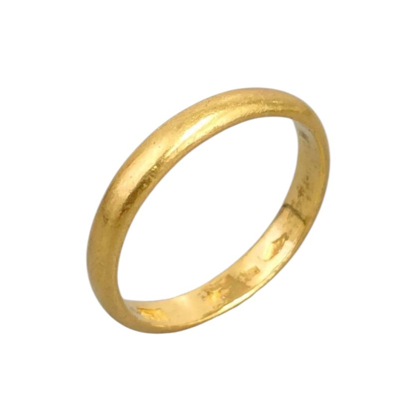 K24 甲丸リング 24金 ゴールド 指輪 ネックレス K18 リング 18金