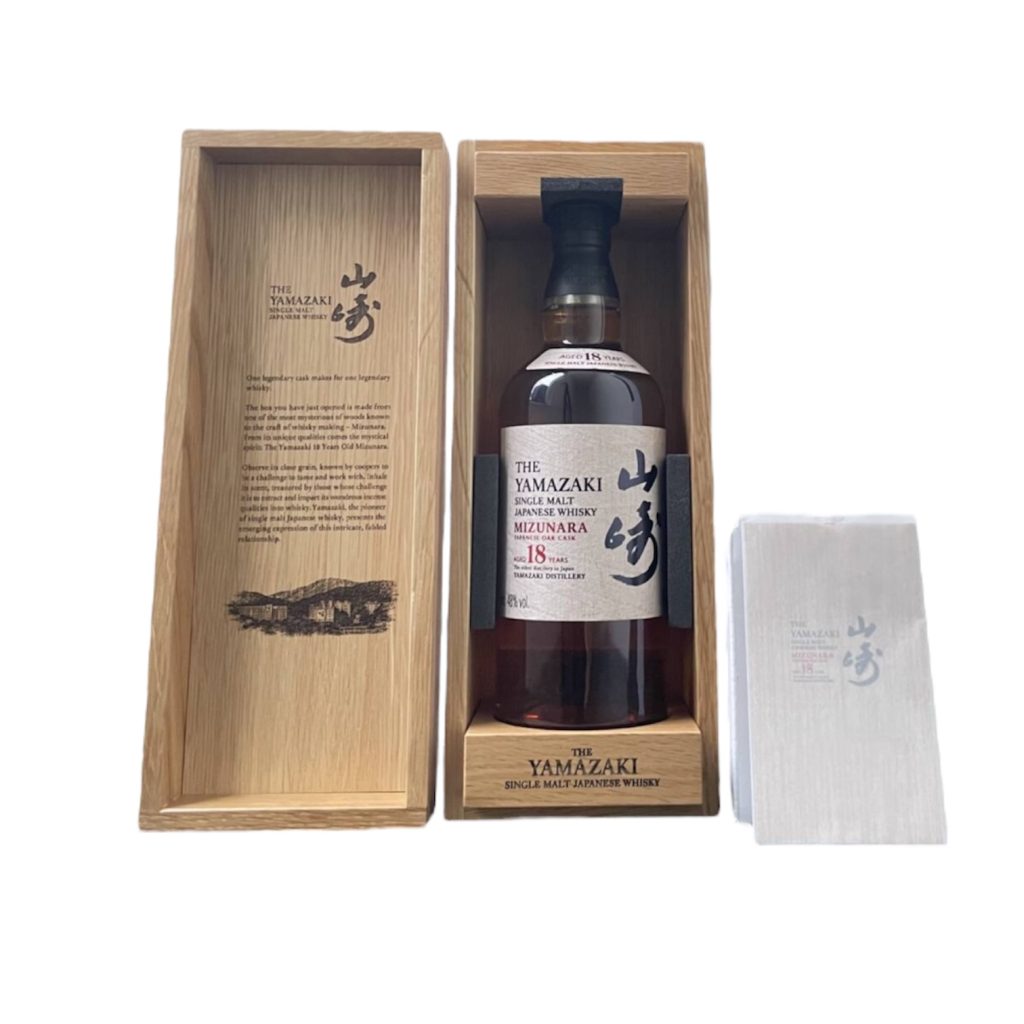 サントリー 山崎18年 ミズナラ MIZUNARA  シングルモルトウイスキー