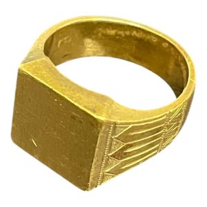 K24 純金 印台リング アクセサリー 買取