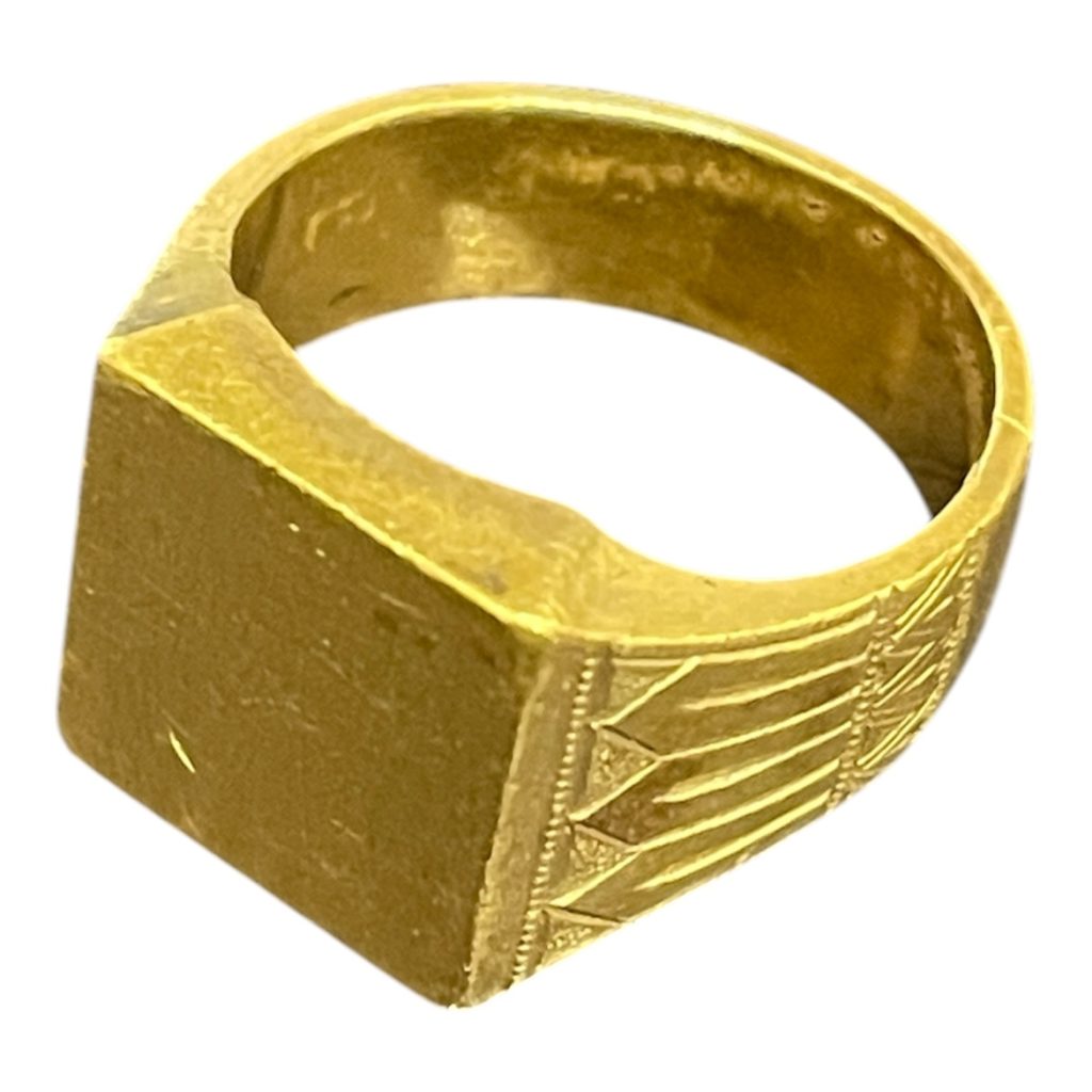 K24 純金 印台リング アクセサリー 買取