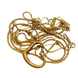 K18（18金）ネックレス、ピアス　おまとめ