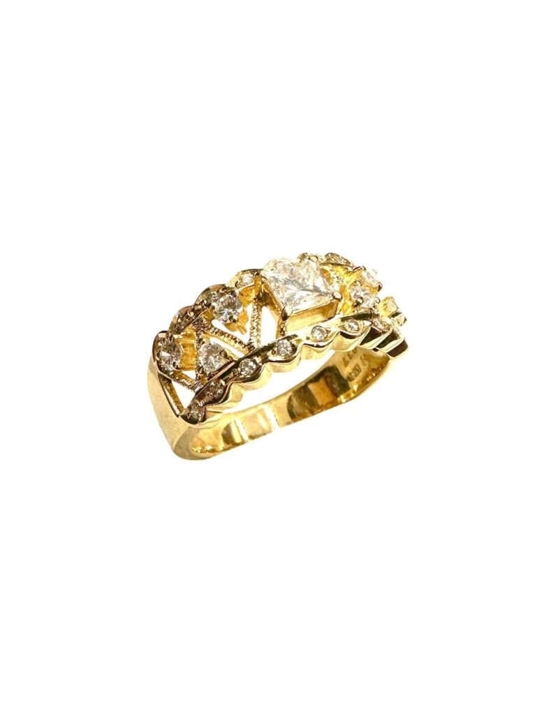 K18 18金  リング 指輪 ダイヤモンド ジュエリー