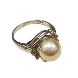 Pt900　パールリング