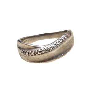 Pt900　プラチナ　リング　ダイヤモンド付き