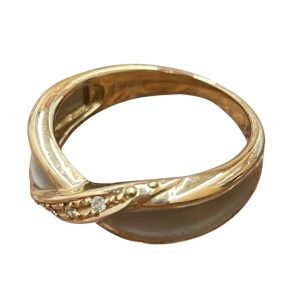 K18/Pt900　MDリング