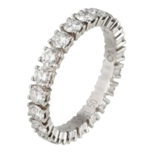 カルティエ デスティネ ウェディング リング PT950 フルエタニティリング