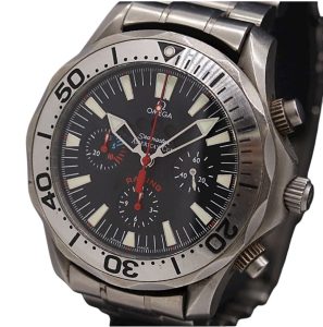 オメガ シーマスター　自動巻 ブラック文字盤