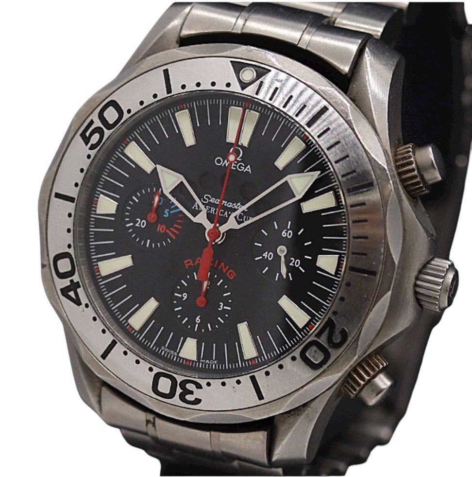 オメガ シーマスター　自動巻 ブラック文字盤