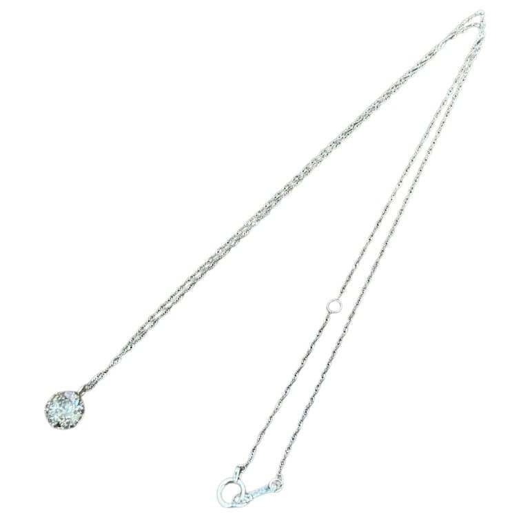 Pt900(プラチナ)　ダイヤモンドネックレス　　