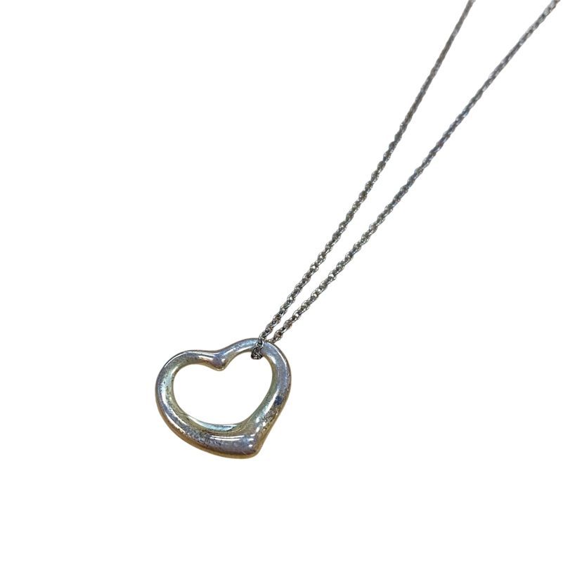 Tiffany & Co. ティファニー オープンハート シルバーネックレス 925