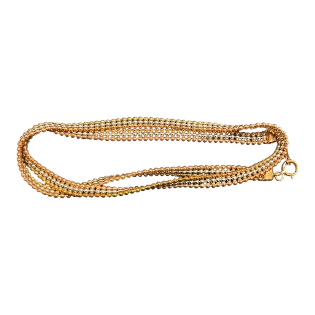 K18×Pt850 コンビネックレス