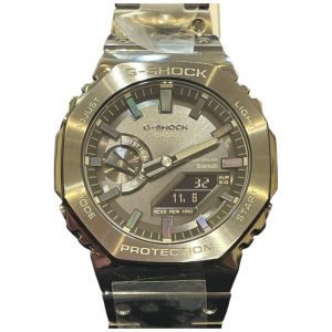 【カシオ G-SHOCK フルメタルシルバーウォッチ】