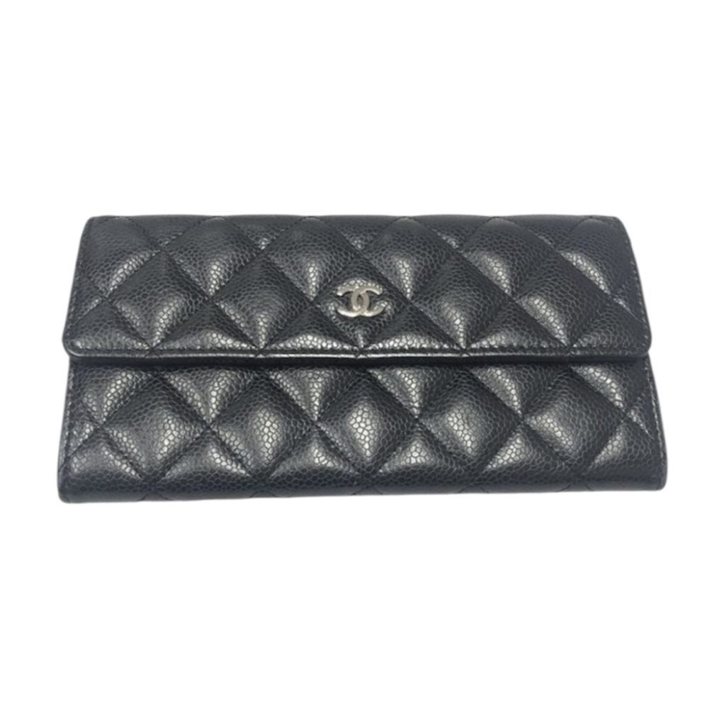 CHANEL シャネル マトラッセ キャビアスキン 長財布　札幌市・中央区