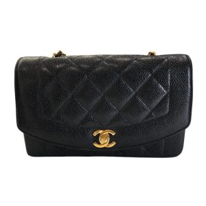 ダイアナ22 キャビアスキン CHANEL【Bランク】