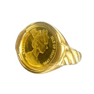 【貴金属】K24 K18 24金 18金 リング コイン