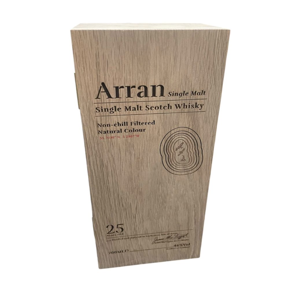 アラン Arran シングルモルト スコッチウイスキー 25年 700ml 箱付き