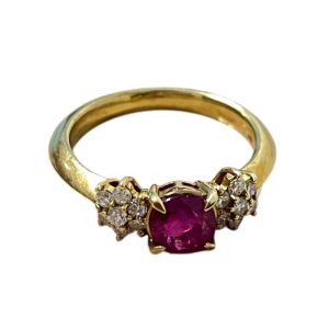 K18　ルビーリング