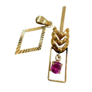 K18 18金 ルビー トップ 長井市