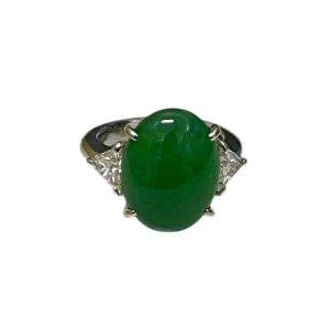 Pt900 プラチナ900 リング 翡翠