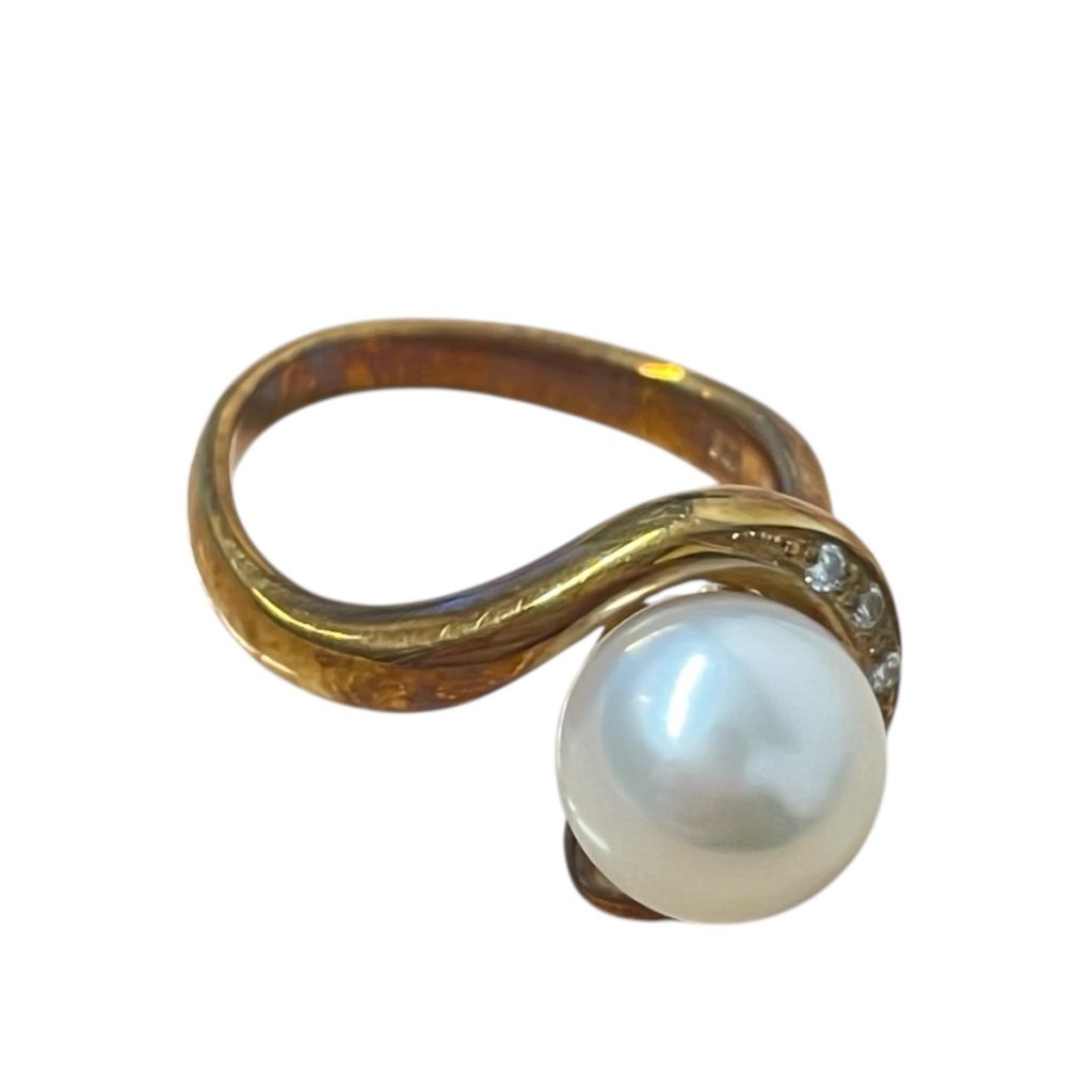 K18　パールリング