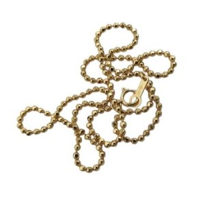 K18 ボールチェーンネックレス