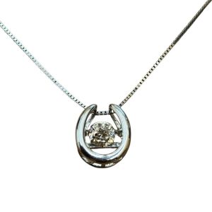 Pt900(プラチナ900)　ダイヤモンドネックレス