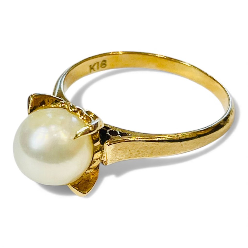 K18 リング パール【750】