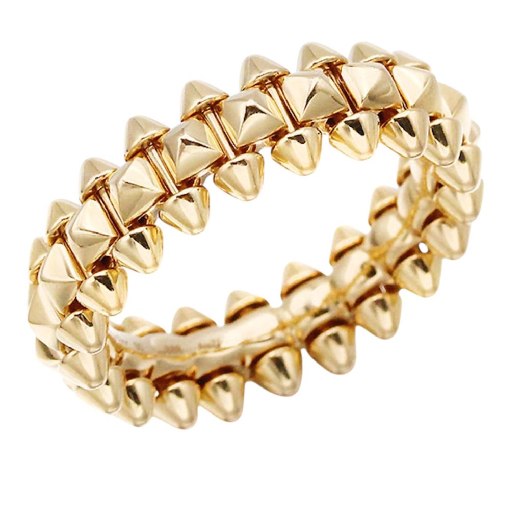 カルティエ Cartier クラッシュ ドゥ カルティエ リング SM 金 指輪 アクセサリー 女性 レディース １８金　K18