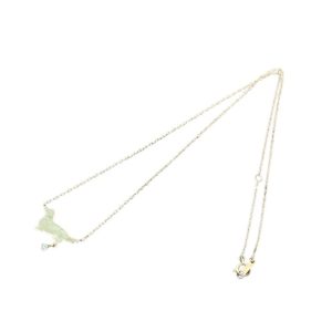 K18(18金) メレダイヤネックレス