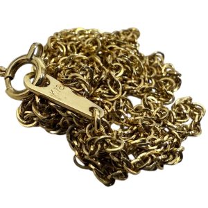 K18(18金 750) ちぎれたネックレス