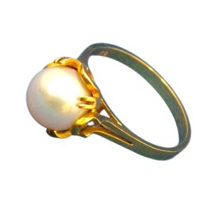 K18　リング　パール付き